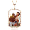 XL Dog Tag Picture Pendant