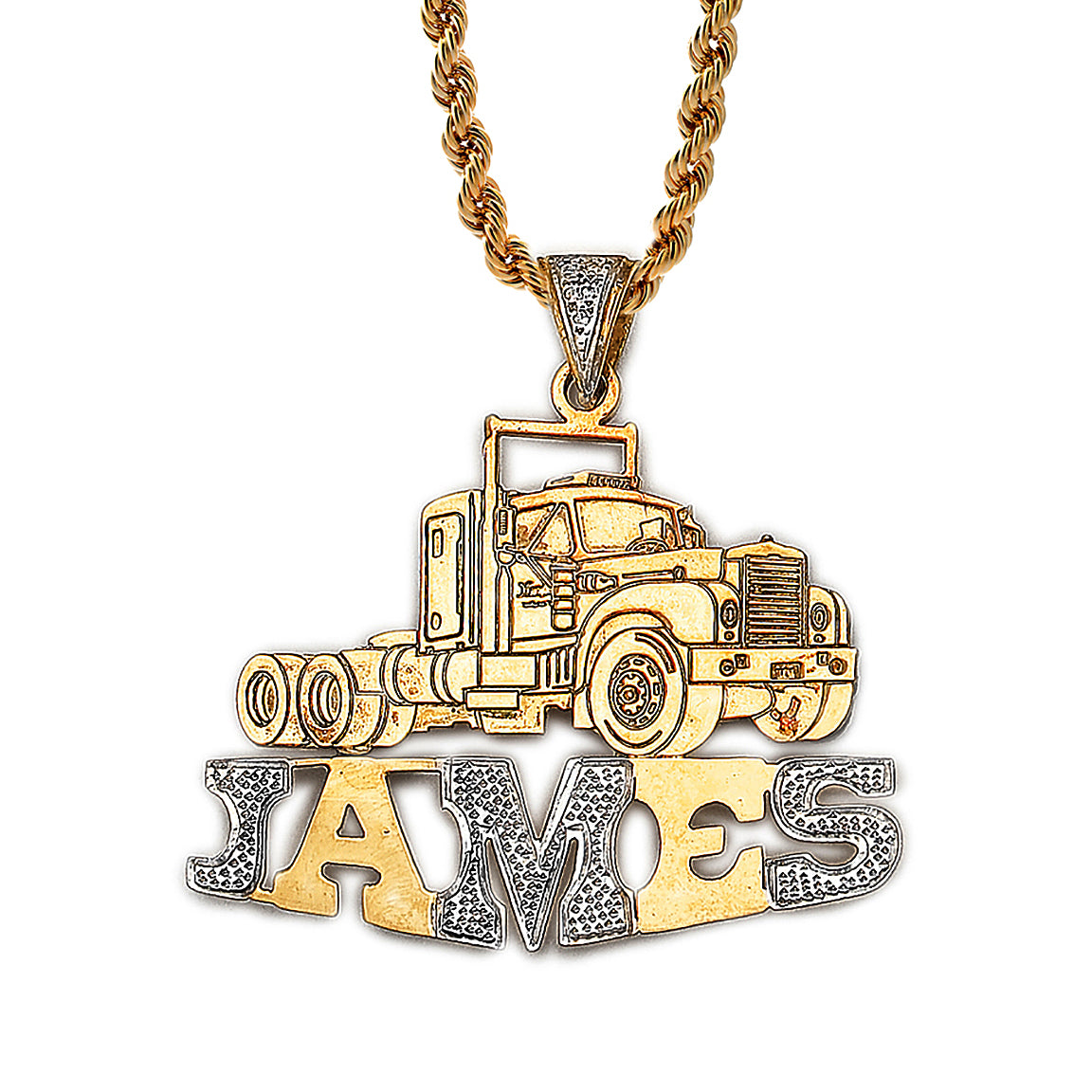 Customized Necklace with Car Cartoon Custom Truck Pendant with