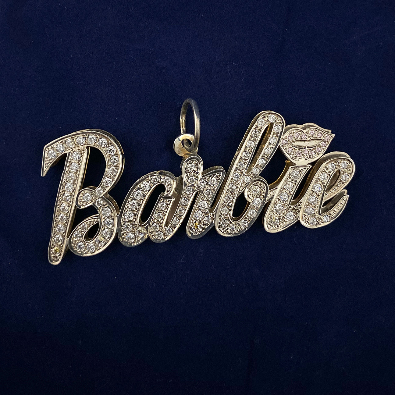 Extra Large Barbie Name Plate with Rope chain – Joolaree